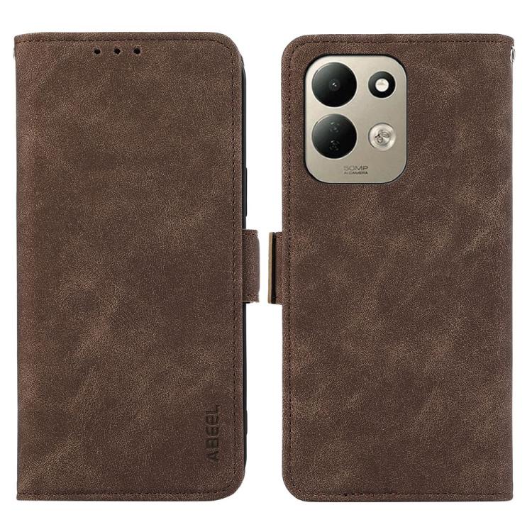 ABEEL Frosted Magnetic RFID Leather Phone Case, For Redmi Note 17 4G Global 169.7mm, For Redmi K100 Pro Max/Poco F9 Ultra 5G, For Redmi K100 Pro 5G/Poco F9 Pro 5G, For Redmi 17 5G / 4G Global 170mm-32
