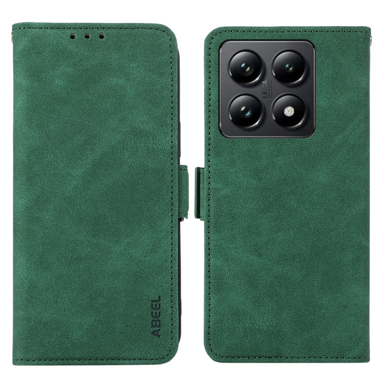 ABEEL Frosted Magnetic RFID Leather Phone Case, For Xiaomi 14T Pro, For Xiaomi 14T-11
