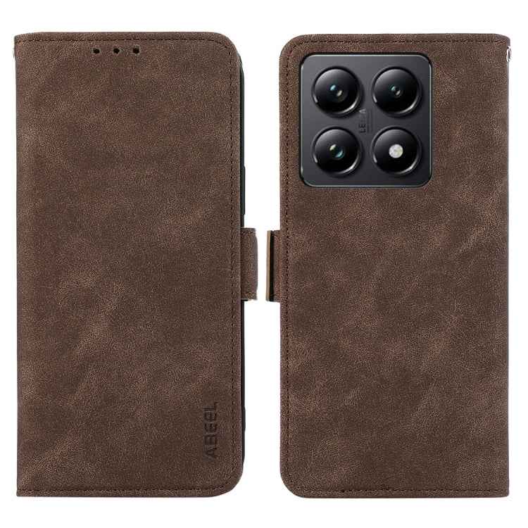 ABEEL Frosted Magnetic RFID Leather Phone Case, For Xiaomi 14T Pro, For Xiaomi 14T-13