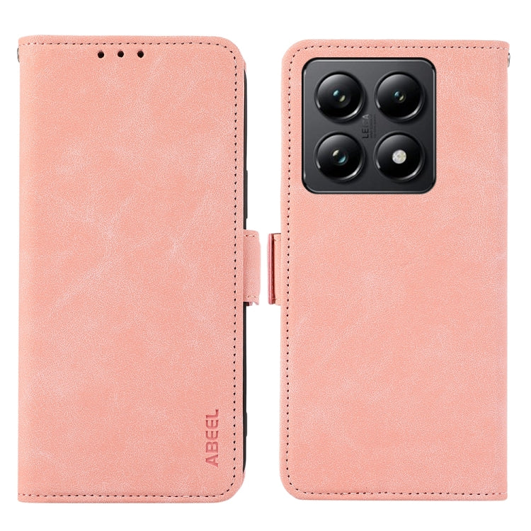 ABEEL Frosted Magnetic RFID Leather Phone Case, For Xiaomi 14T Pro, For Xiaomi 14T-14