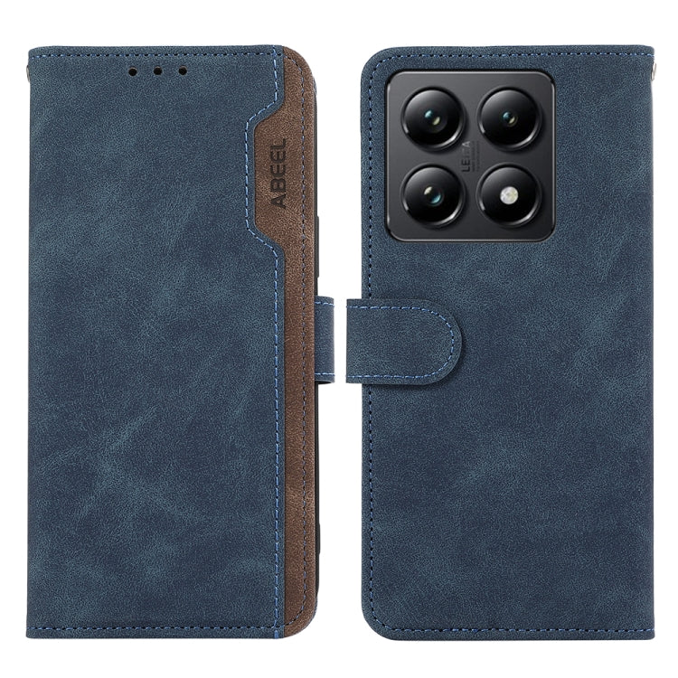 ABEEL Color Block Magnetic RFID Leather Phone Case, For Xiaomi 14T Pro, For Xiaomi 14T-10