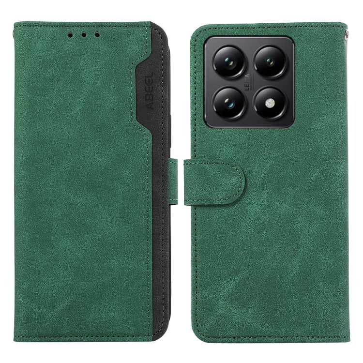 ABEEL Color Block Magnetic RFID Leather Phone Case, For Xiaomi 14T Pro, For Xiaomi 14T-17