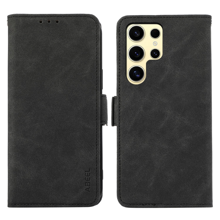 ABEEL Frosted Magnetic RFID Leather Phone Case, For Samsung Galaxy S25 Ultra 5G-8