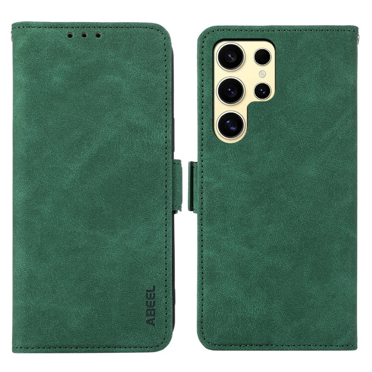 ABEEL Frosted Magnetic RFID Leather Phone Case, For Samsung Galaxy S25 Ultra 5G-10