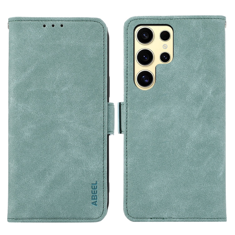 ABEEL Frosted Magnetic RFID Leather Phone Case, For Samsung Galaxy S25 Ultra 5G-11