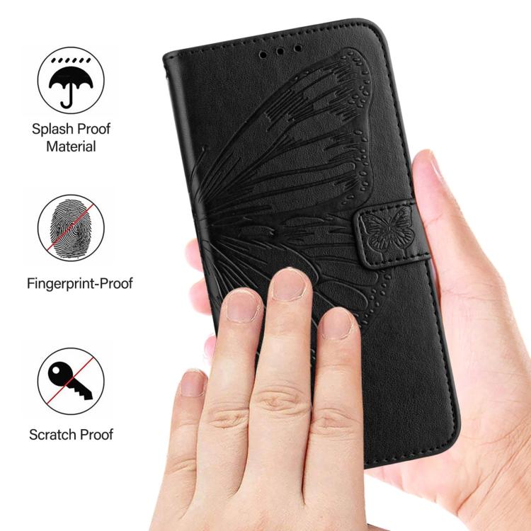 Embossed Butterfly Leather Phone Case, For vivo Y29 4G Global, For vivo V50 Global-5