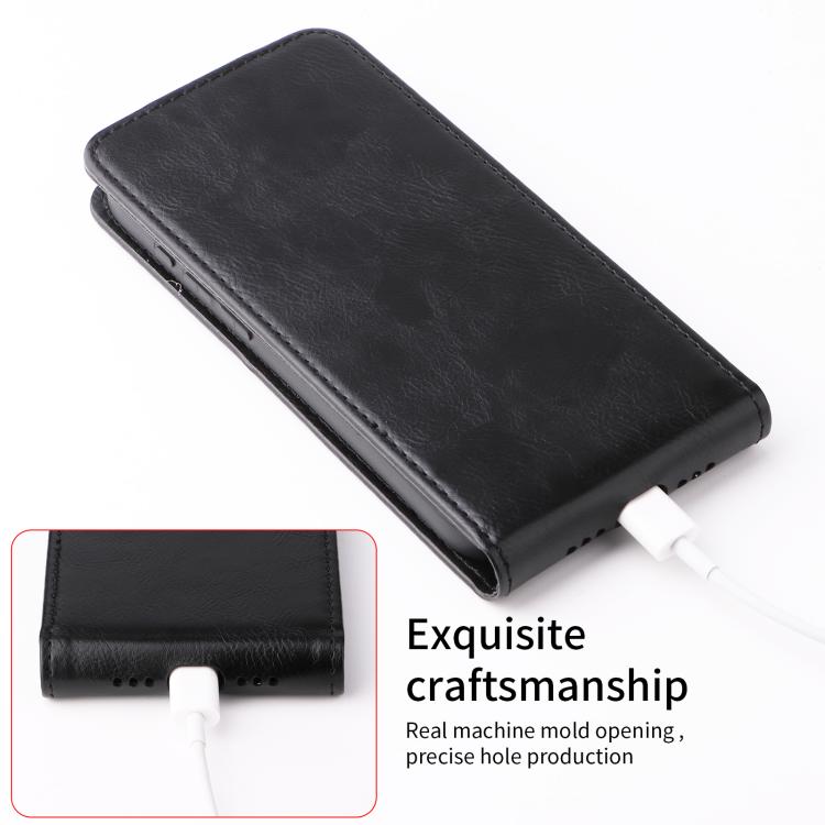 Magnetic Vertical Flip Leather Phone Case with Buckle, For vivo Y04 4G / Y29s 5G-6