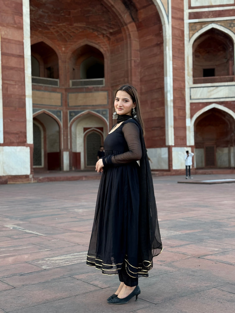 Noor anarkali (ghera) set