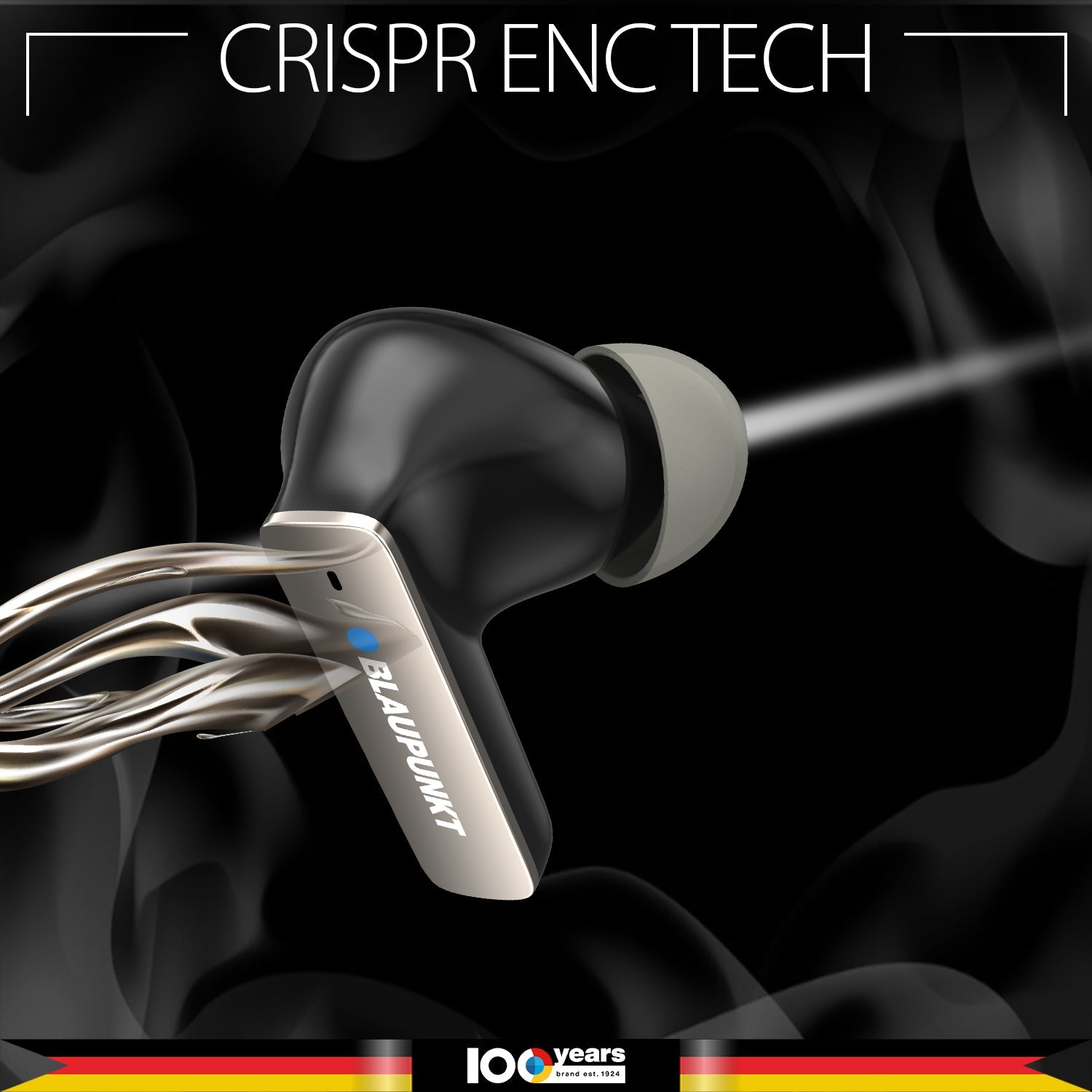 BTW100 Khrome+ True Wireless Bluetooth Earbuds (BK)-2