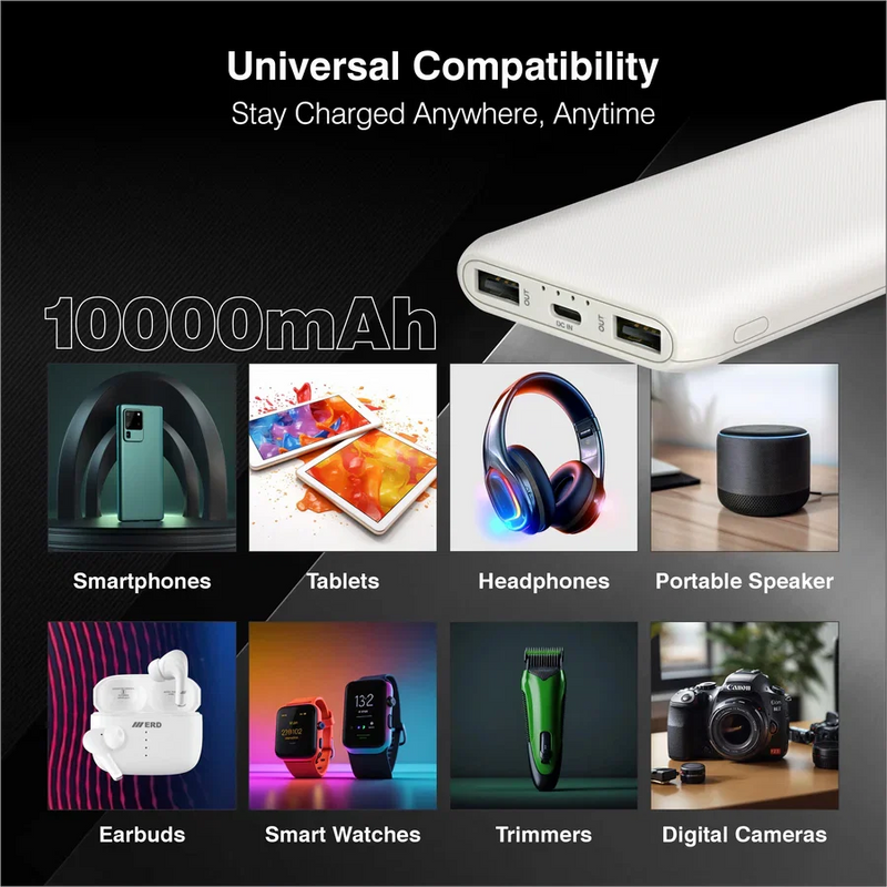 ERD PB-10KE Power Bank 10000 mAh (12W)