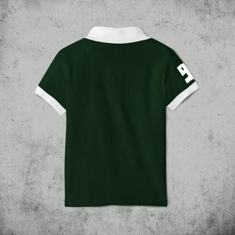DARK GREEN POLO T-SHIRT