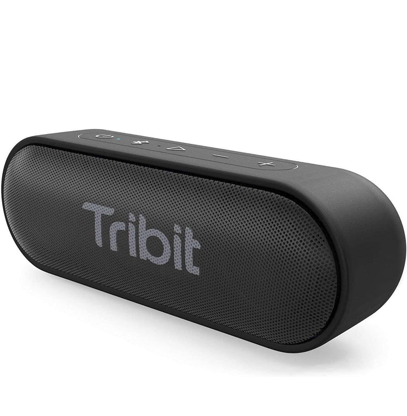 Tribit Updated Version XSound Go Wireless Bluetooth 5.3 Speakers with Loud Stereo Sound &amp; Rich Bass 16W,150 ft Bluetooth Range,Outdoor Lightweight IPX7 Waterproof,Built-in Mic (Black)
