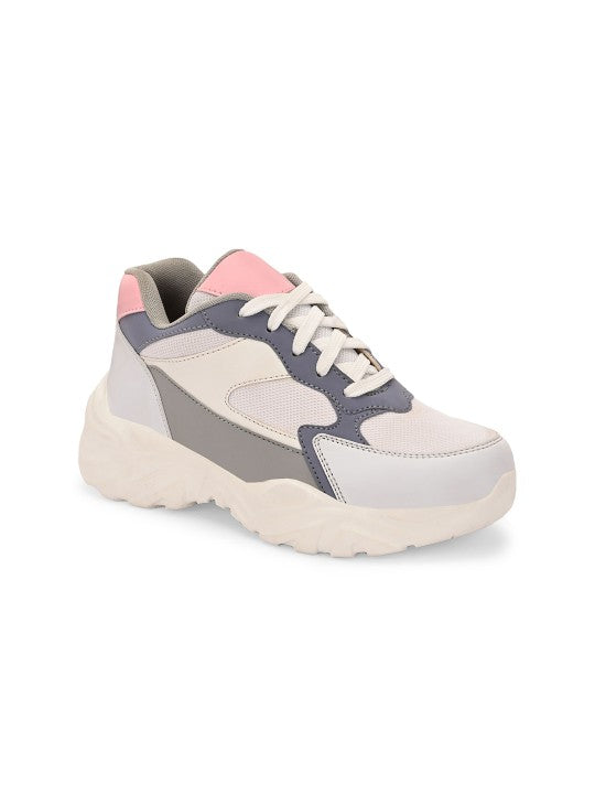 El Paso Women Colourblocked Lightweight Sneakers-1