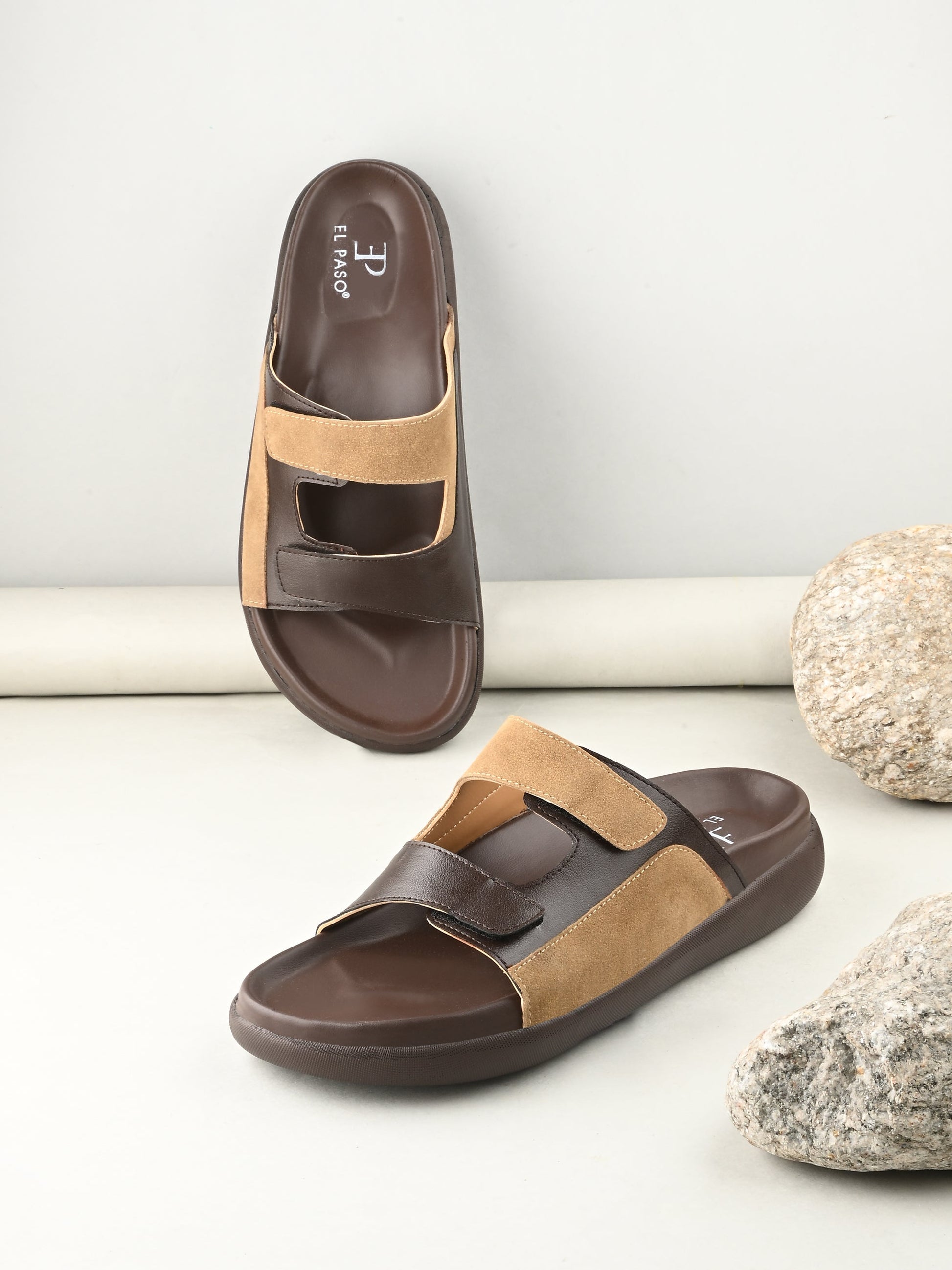 El Paso Men Comfort Sandals-8