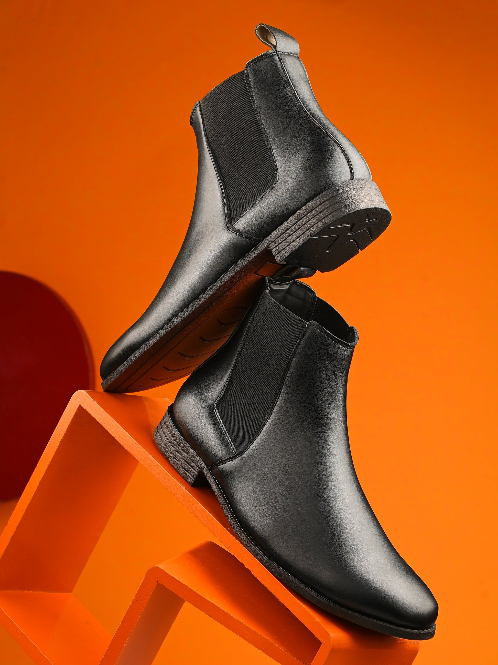 El Paso Men Mid-Top Chelsea Boots-8