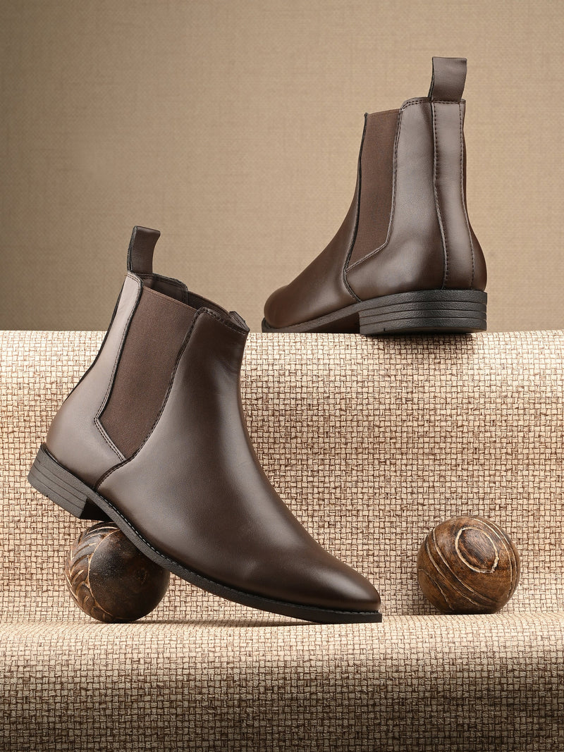El Paso Men Mid-Top Chelsea Boots-16