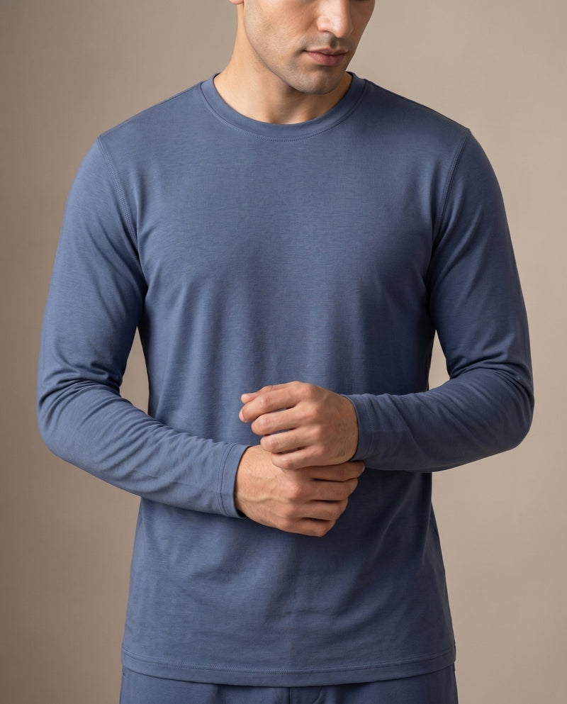 Galaxy Bamboo Tee  (Navy blue)