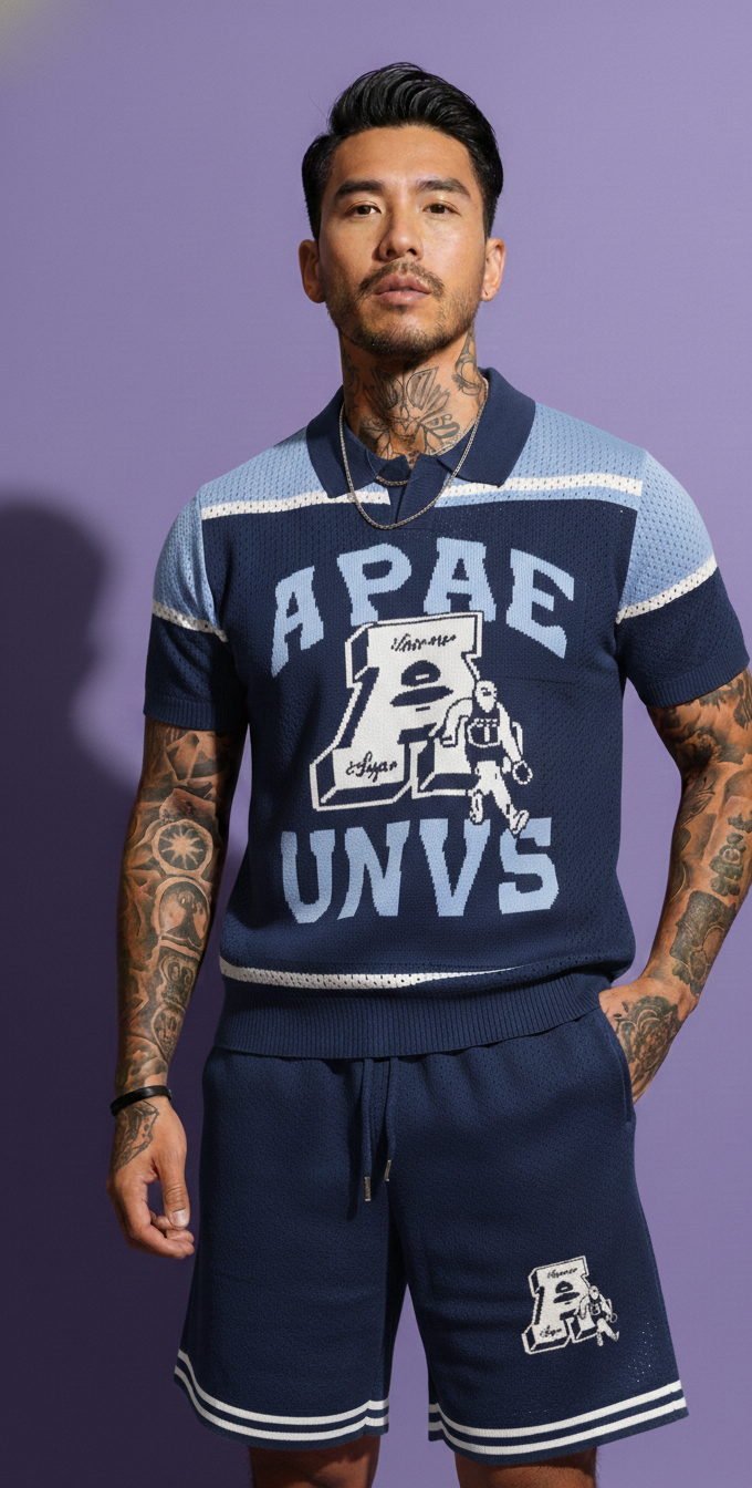 Varsity Co-ord Set — Contrast Piping Fit