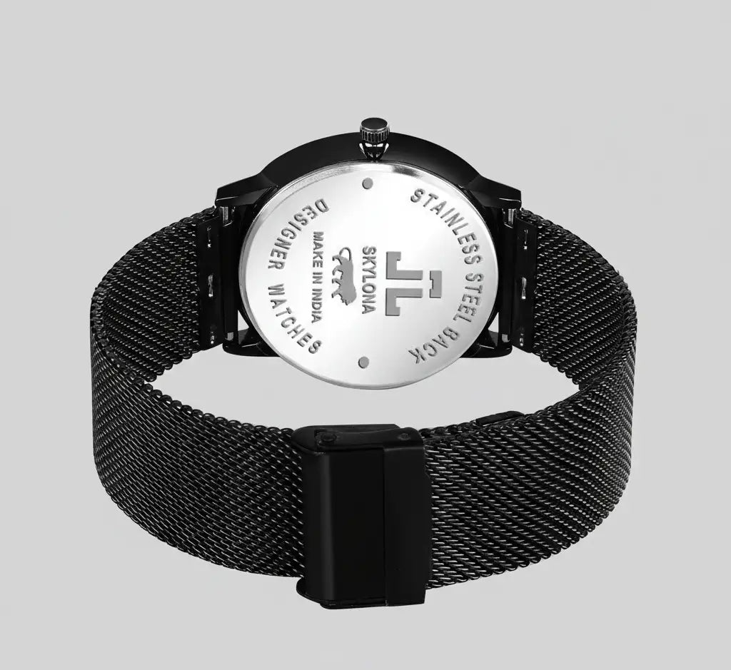 Classic White Chronograph Watch for Men