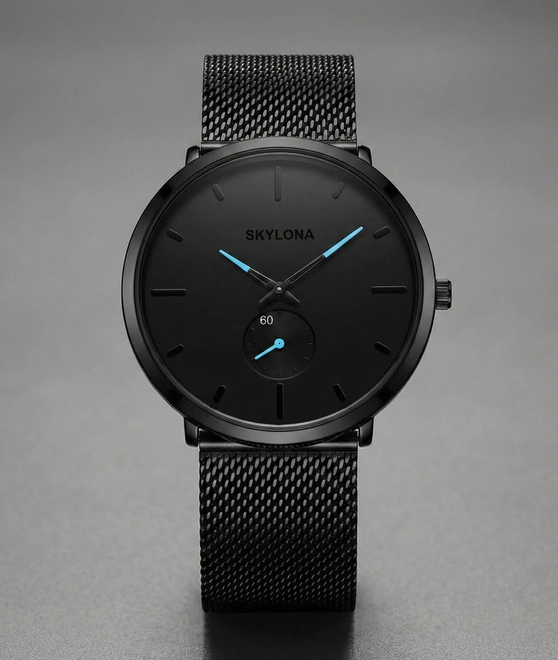 Classic Blue Chronograph Watch for Men