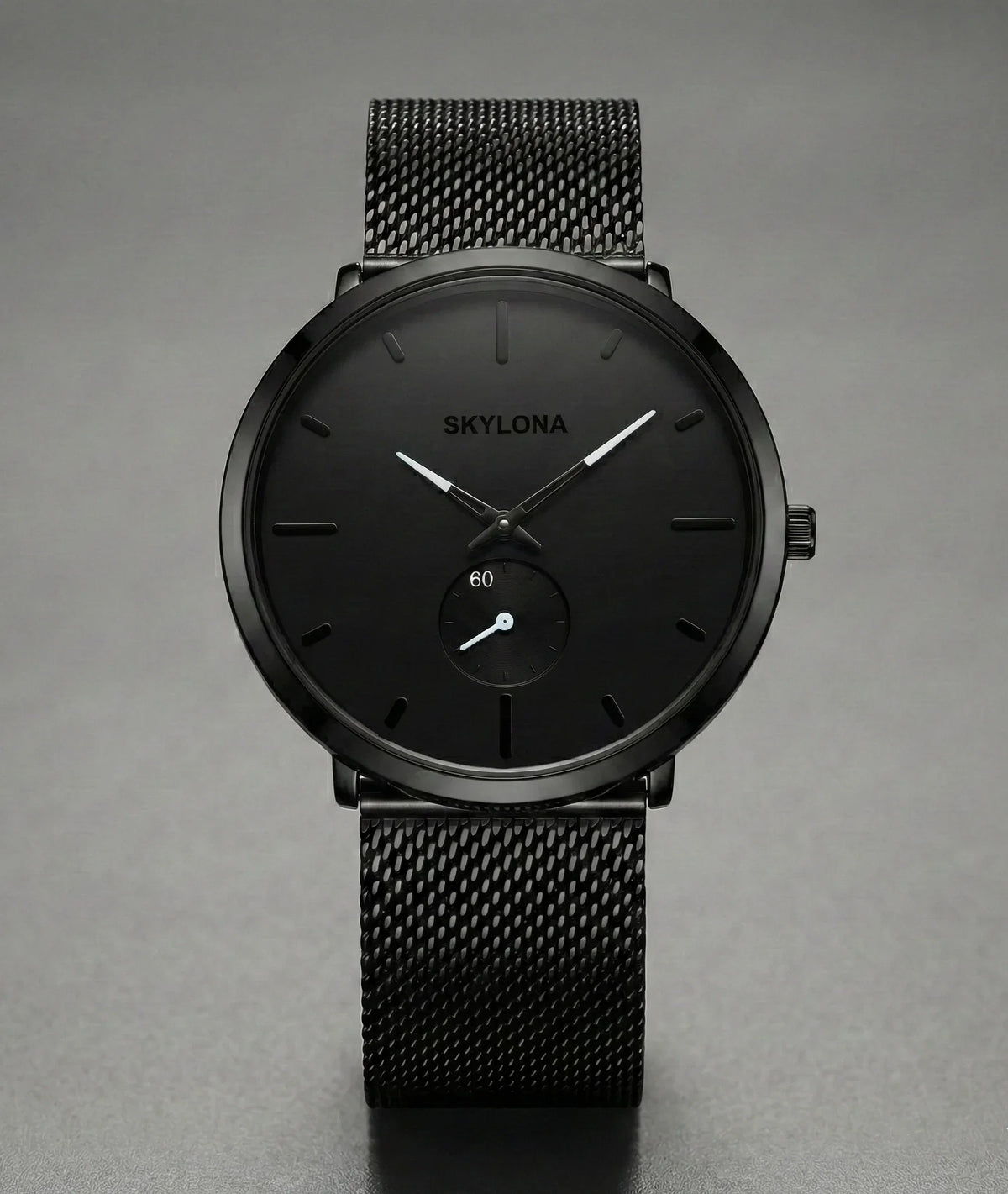 Classic White Chronograph Watch for Men