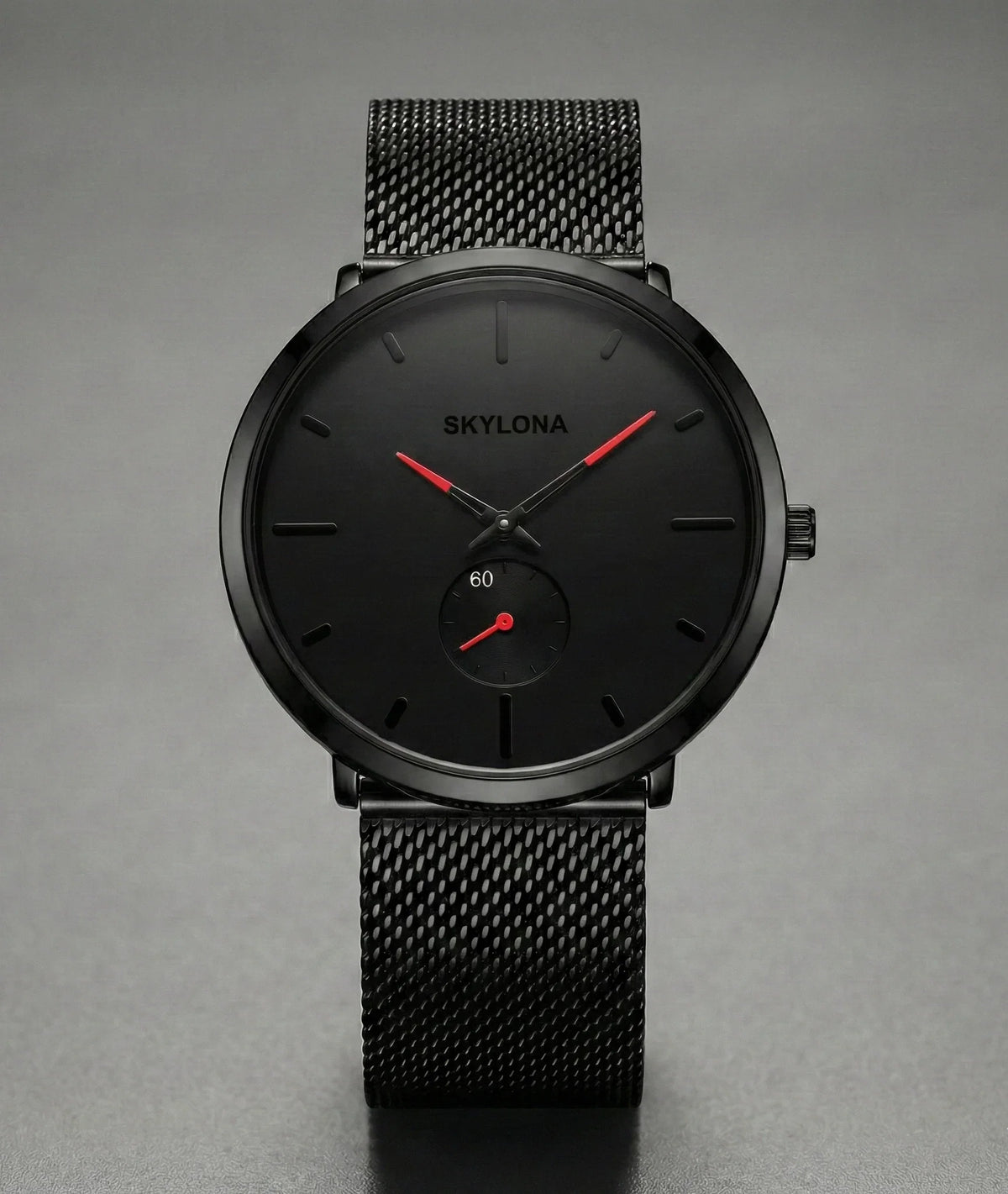 Classic Red Chronograph Watch for Men