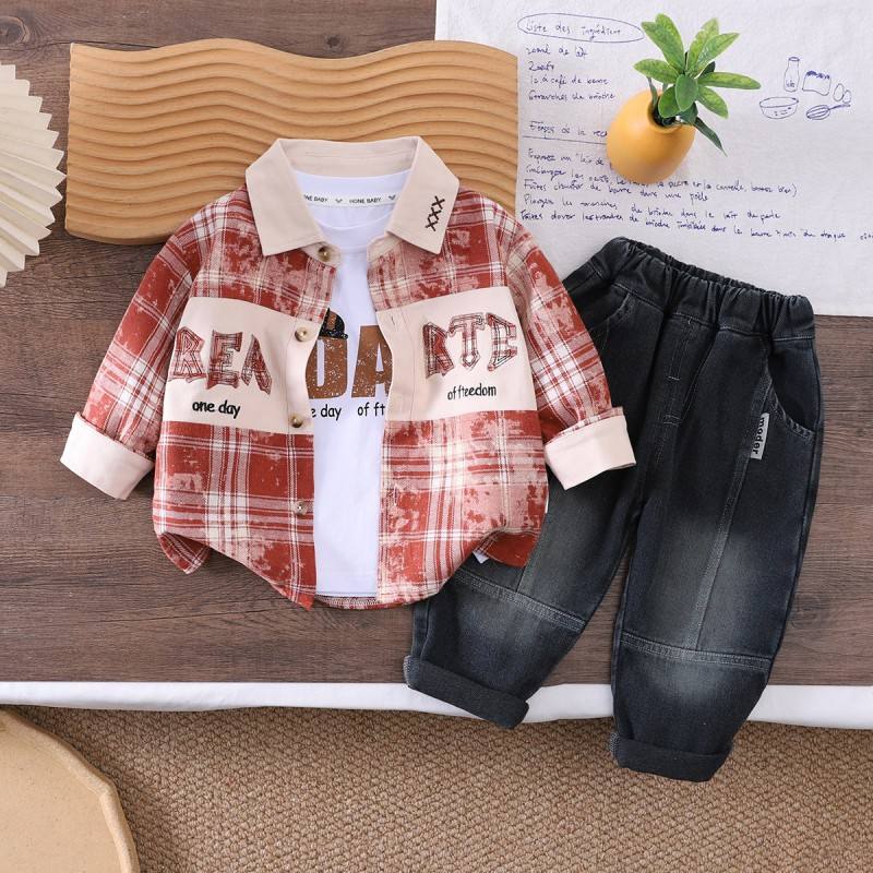 Boys 3 Piece Imported Cord Set [BT-6C-4487] [1 - 6 Years]
