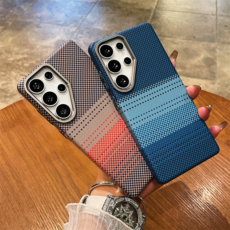 Back Cover Case for Samsung Galaxy S  Series Ultra Shockproof Protective Ultimate Luminous Magnetic Fiber Case