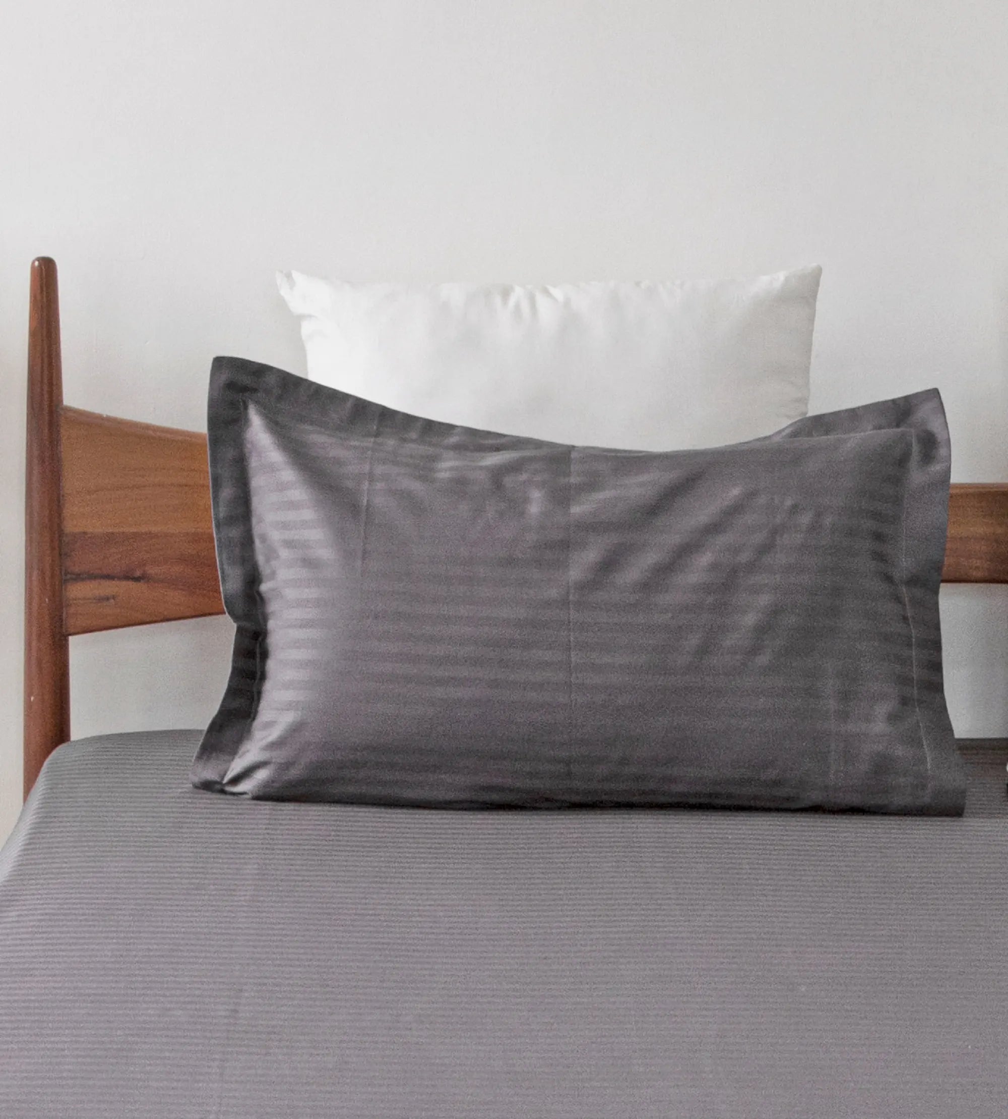 Grey pillow cover