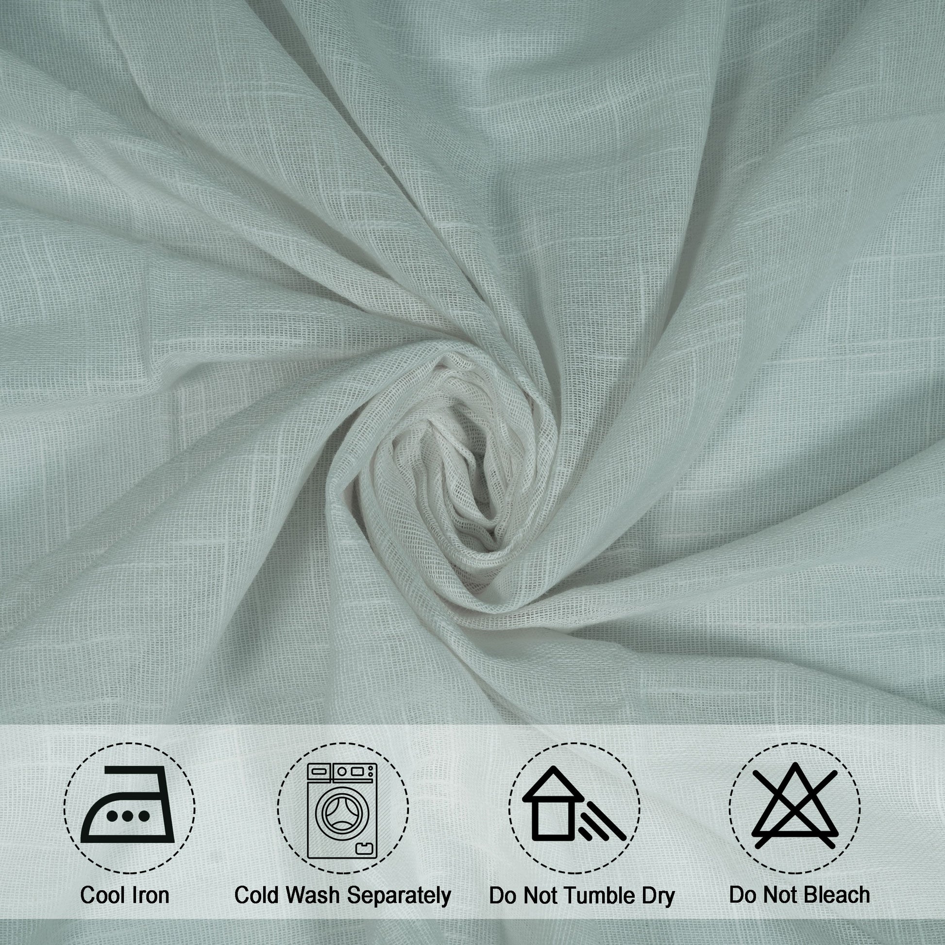Fort Absolute - Silver Grey Loop Sheer Curtain-4
