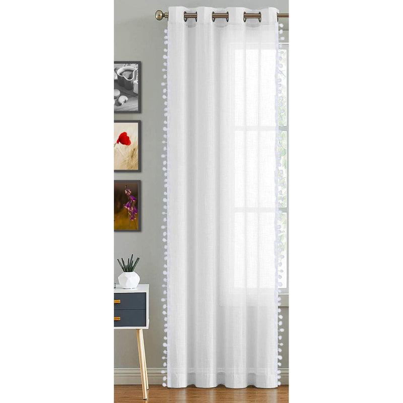 Fort Handpicked Breeze - White Sheer Curtain-6