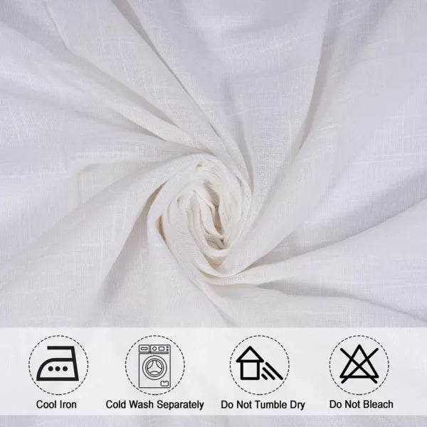 Fort Handpicked Breeze - White Sheer Curtain-4
