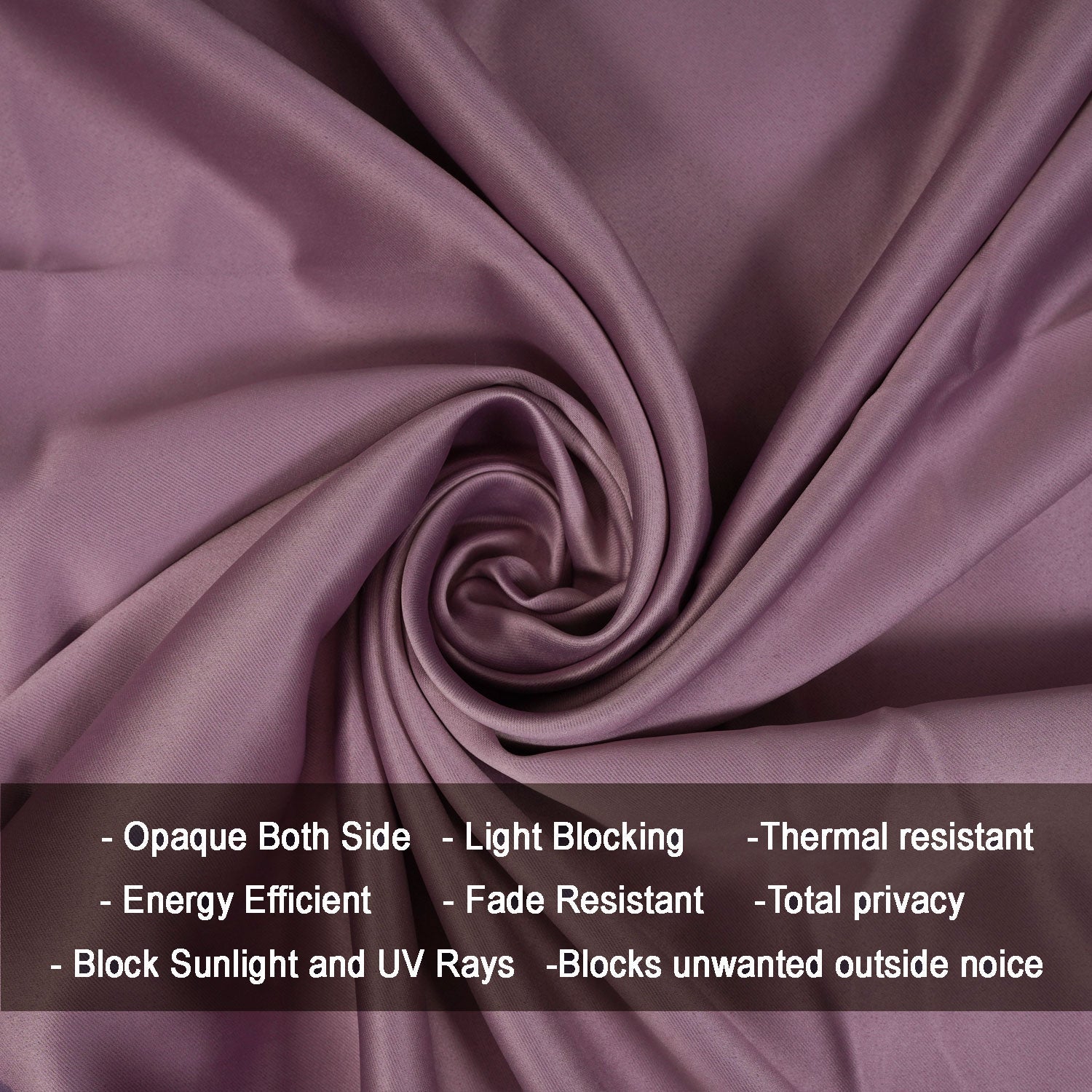 Fort Essential - Back Tab Blackout Curtain (Lavender)-4