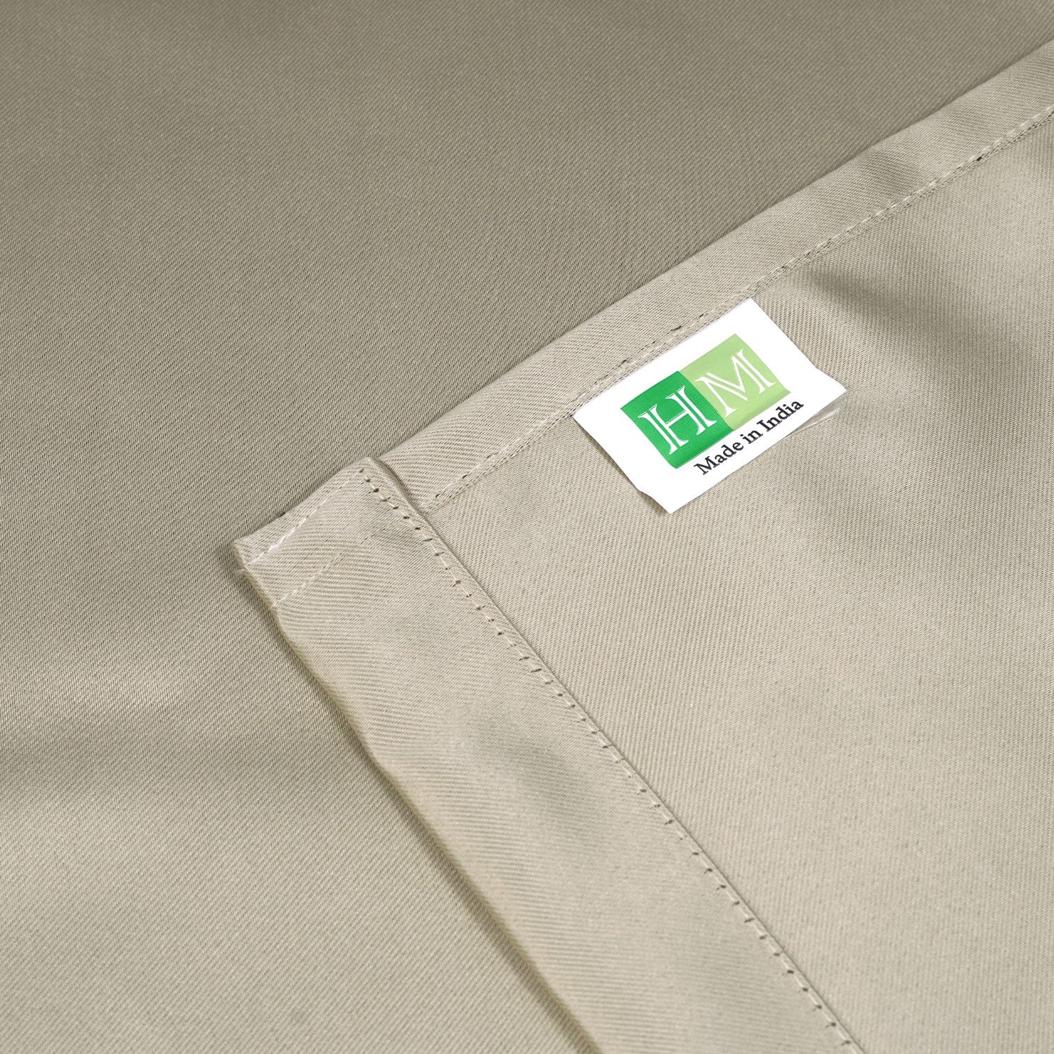 Fort Essential - Back Tab Blackout Curtain (Beige)-4