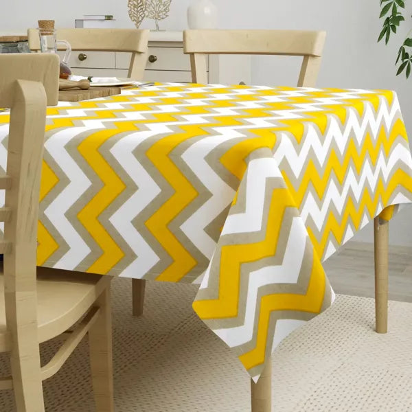Yellow table cover