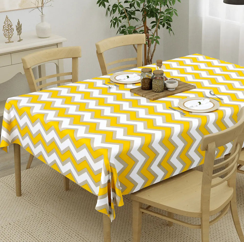 Yellow table cover