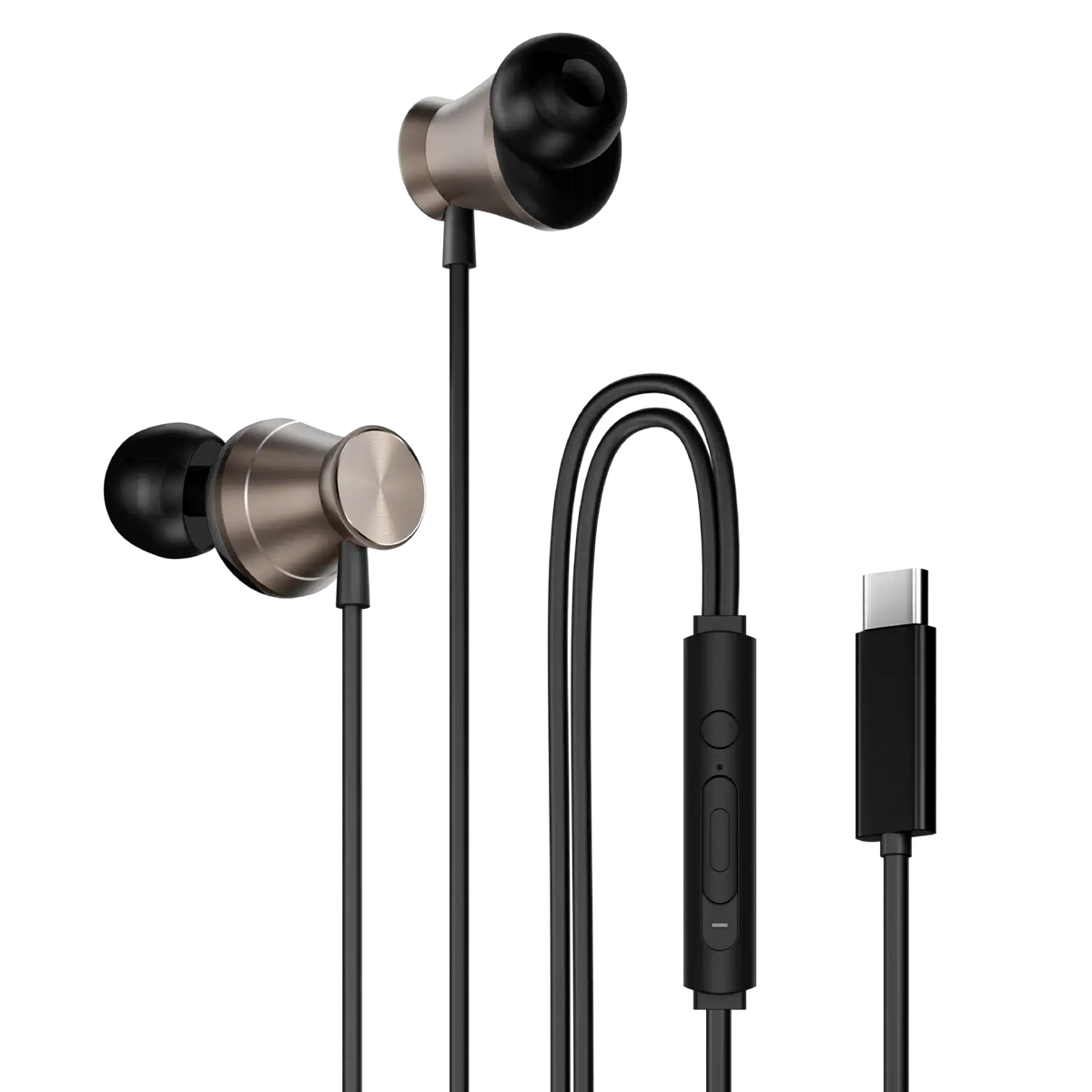 Hammer Nova Universal Type-C Earphones with Metallic Built Earbuds, Powerful Bass & Lightweight-1