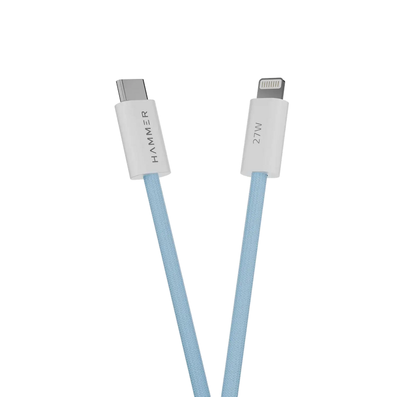 Hammer 27W Fast Charging Type-C to Lightning Cable with 8 pins, pure copper for all Apple Devices(Inc iPad)-2