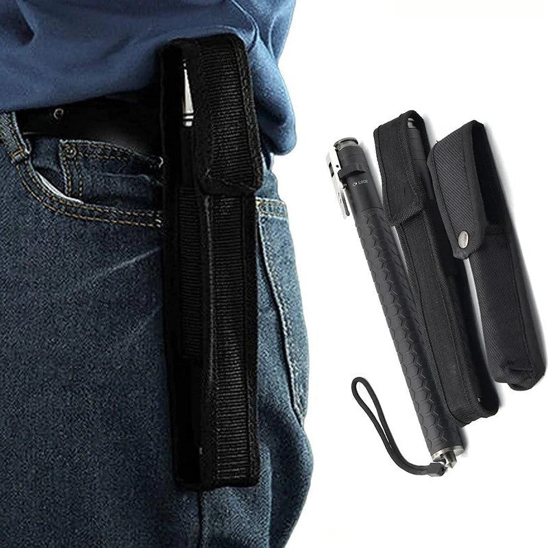 Baton | Safe Hiking Heavy Metal Stick Rod | Automatic Retractable Hiking Stick - Enhanced Self-Defense Rod | Unique Model Available only on Indian Slingshot
