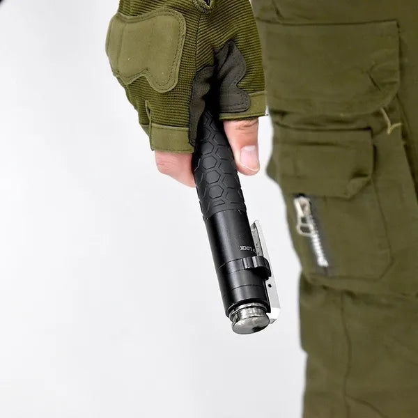 Baton | Safe Hiking Heavy Metal Stick Rod | Automatic Retractable Hiking Stick - Enhanced Self-Defense Rod | Unique Model Available only on Indian Slingshot