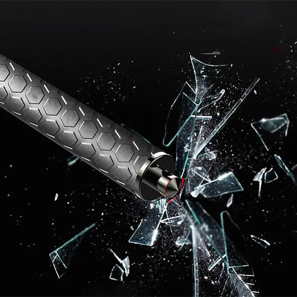 Baton | Safe Hiking Heavy Metal Stick Rod | Automatic Retractable Hiking Stick - Enhanced Self-Defense Rod | Unique Model Available only on Indian Slingshot