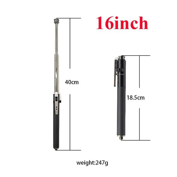 Baton | Safe Hiking Heavy Metal Stick Rod | Automatic Retractable Hiking Stick - Enhanced Self-Defense Rod | Unique Model Available only on Indian Slingshot