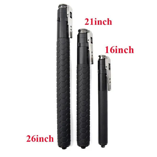 Baton | Safe Hiking Heavy Metal Stick Rod | Automatic Retractable Hiking Stick - Enhanced Self-Defense Rod | Unique Model Available only on Indian Slingshot