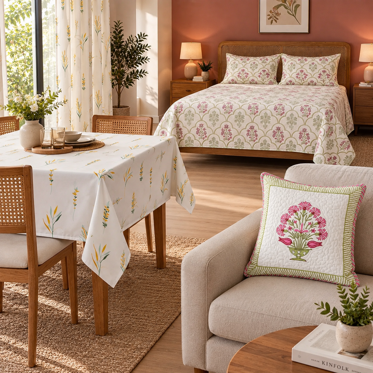 Pink & Green Welcome- A Fresh Start For Your New Home-1