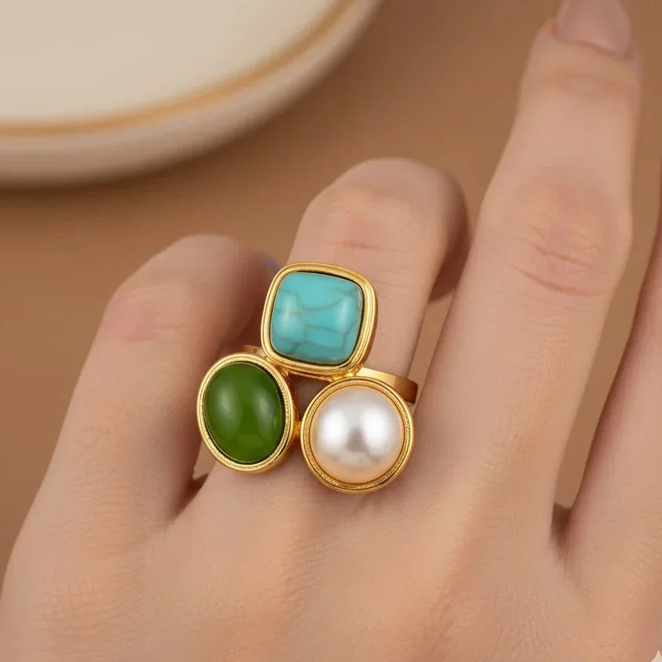 Retro Vintage Style Adjustable Ring