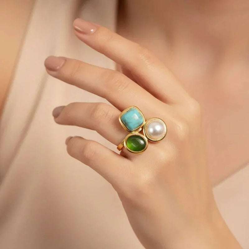 Retro Vintage Style Adjustable Ring
