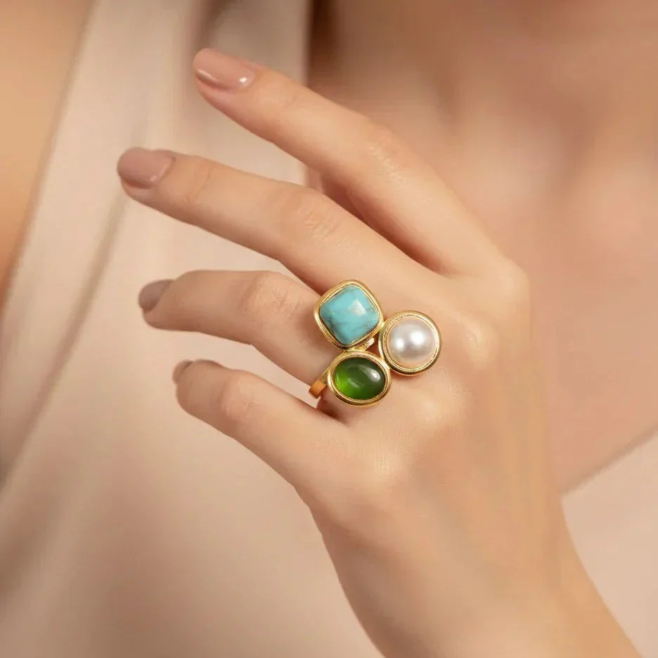 Retro Vintage Style Adjustable Ring