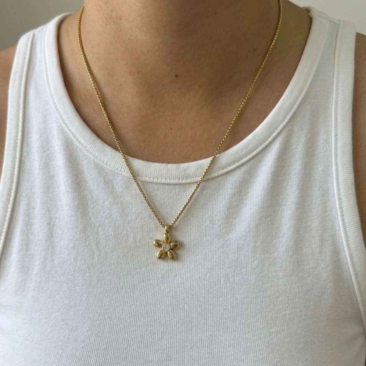 Diatoms Floral Shaped Necklace