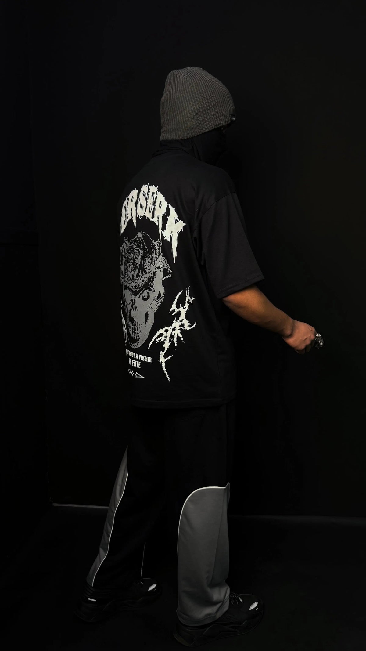 Berserk Victim of Fate Black Oversized T-shirt ZAMS