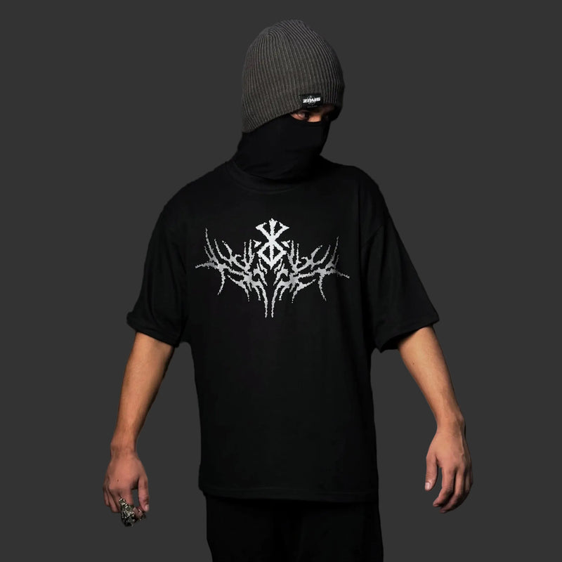Berserk Victim of Fate Black Oversized T-shirt ZAMS